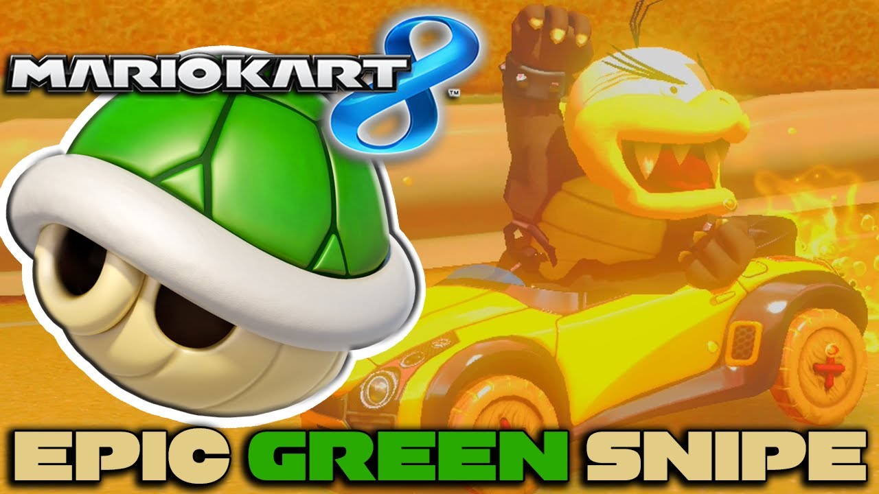 Mario Kart 8 - Most Epic Green Snipe of All Time (Highlight)