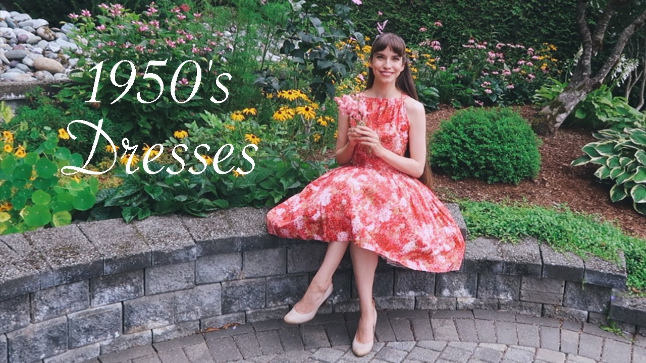 VINTAGE 1950's LOOKBOOK (Part 1) Party Dresses