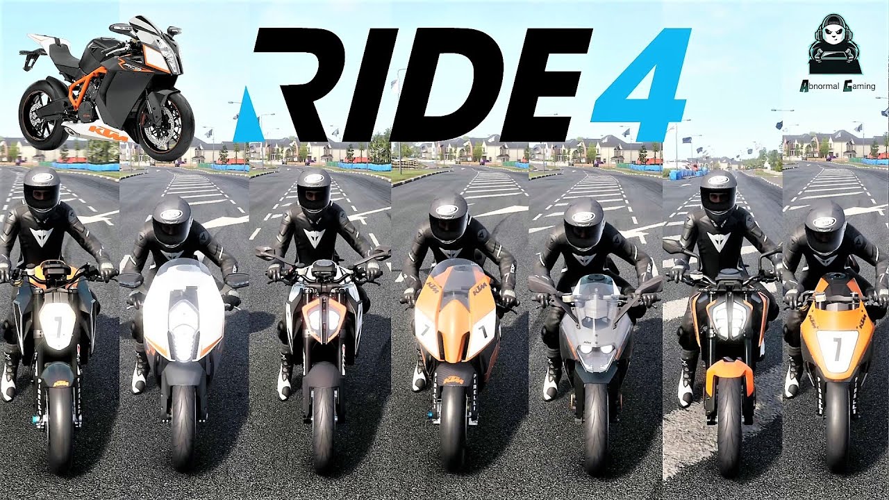 Top 7 Fastest KTM Bikes Top Speed Battle || Ride 4 || 4k 60FPS