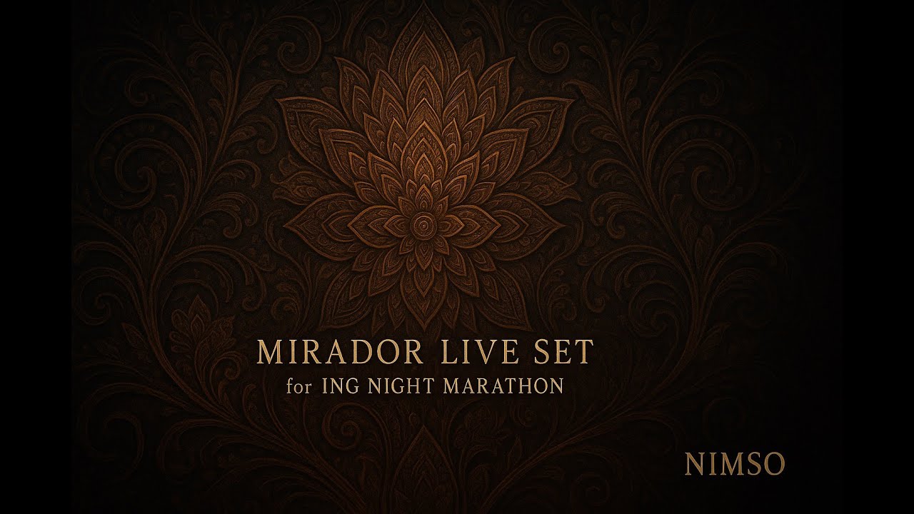 Nimso Live Psytrance DJ Set at Mirador (ING Luxembourg Night Marathon 2025)
