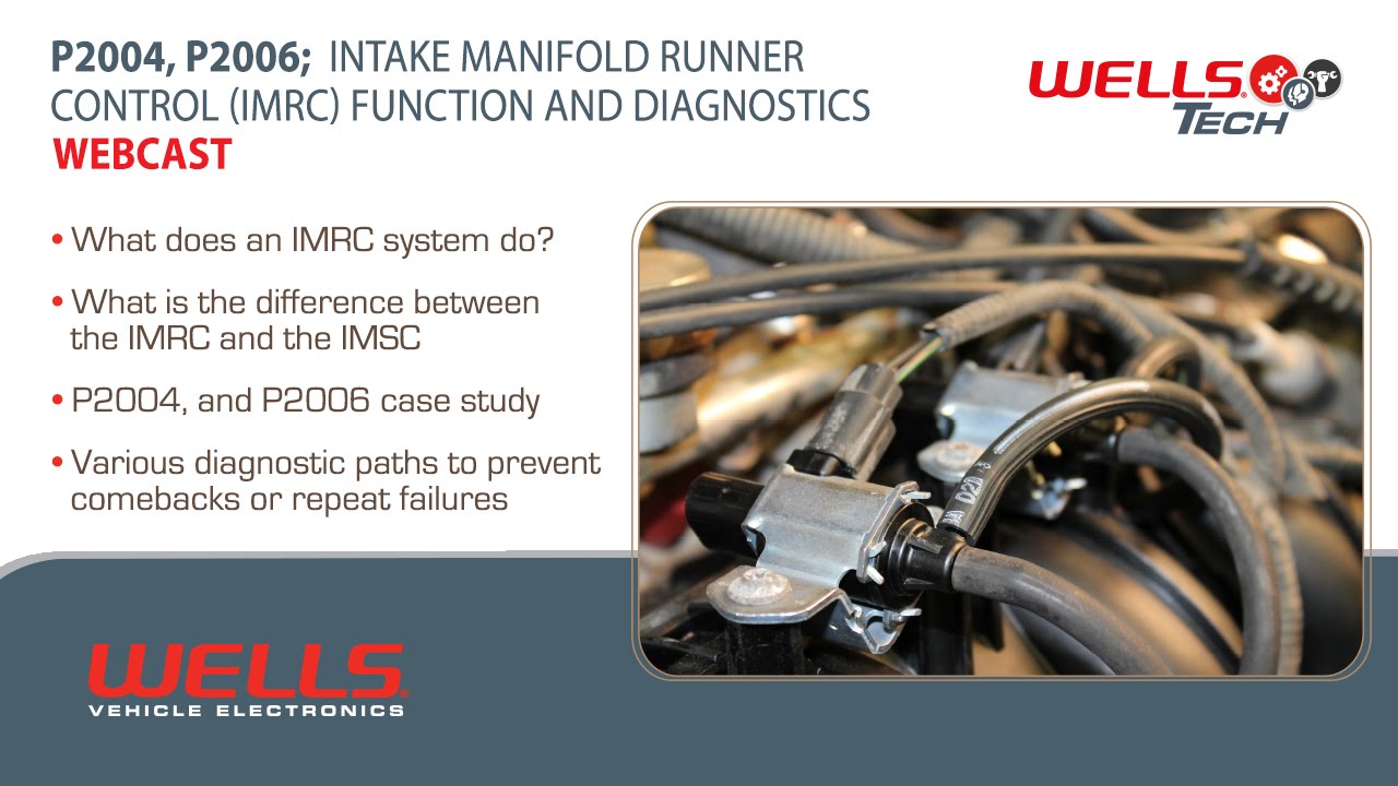 P2004, P2006; Intake Manifold Runner Control (IMRC) Function and Diagnostics (CDT)