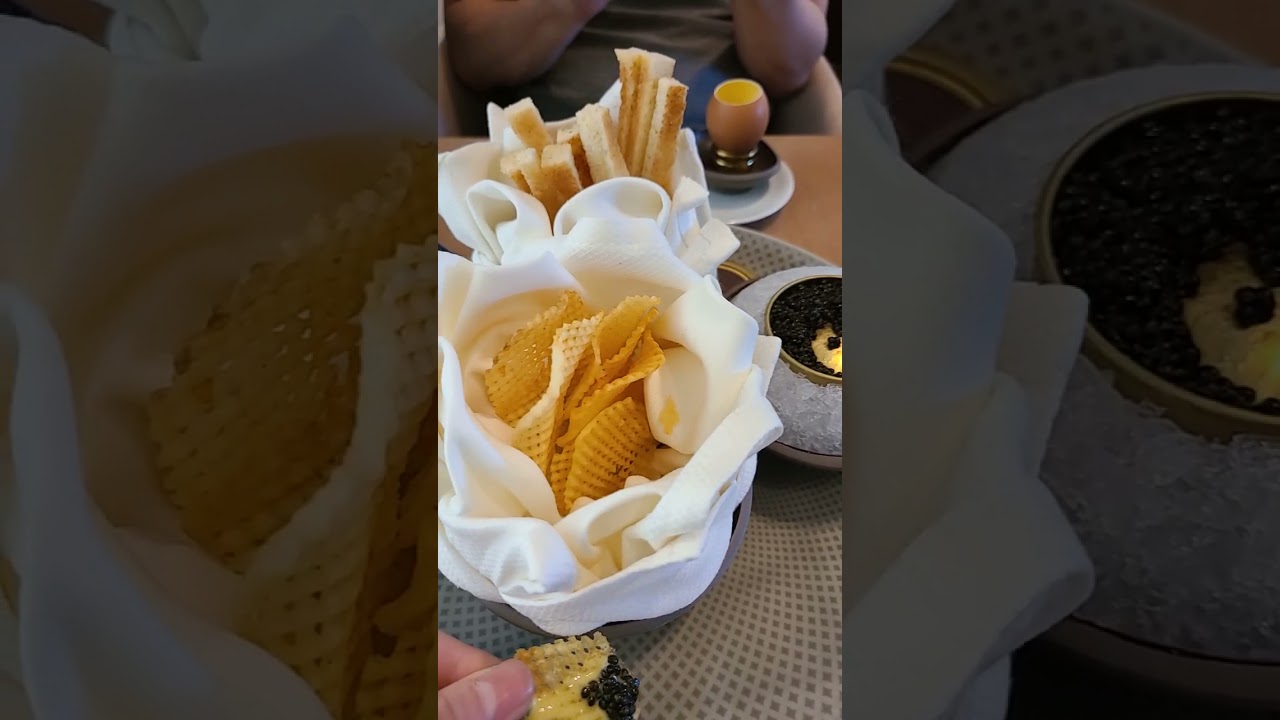 $150 French inspired Caviar at a Michelin Star Restaurant - would you order this? @KnifePleat CA