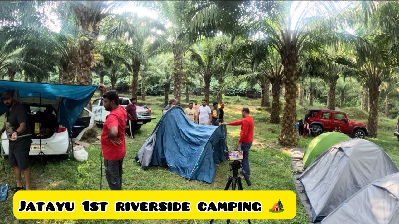 @jatayu4x4adventurers 1st Camping 🏕️ | riverside camping | 
