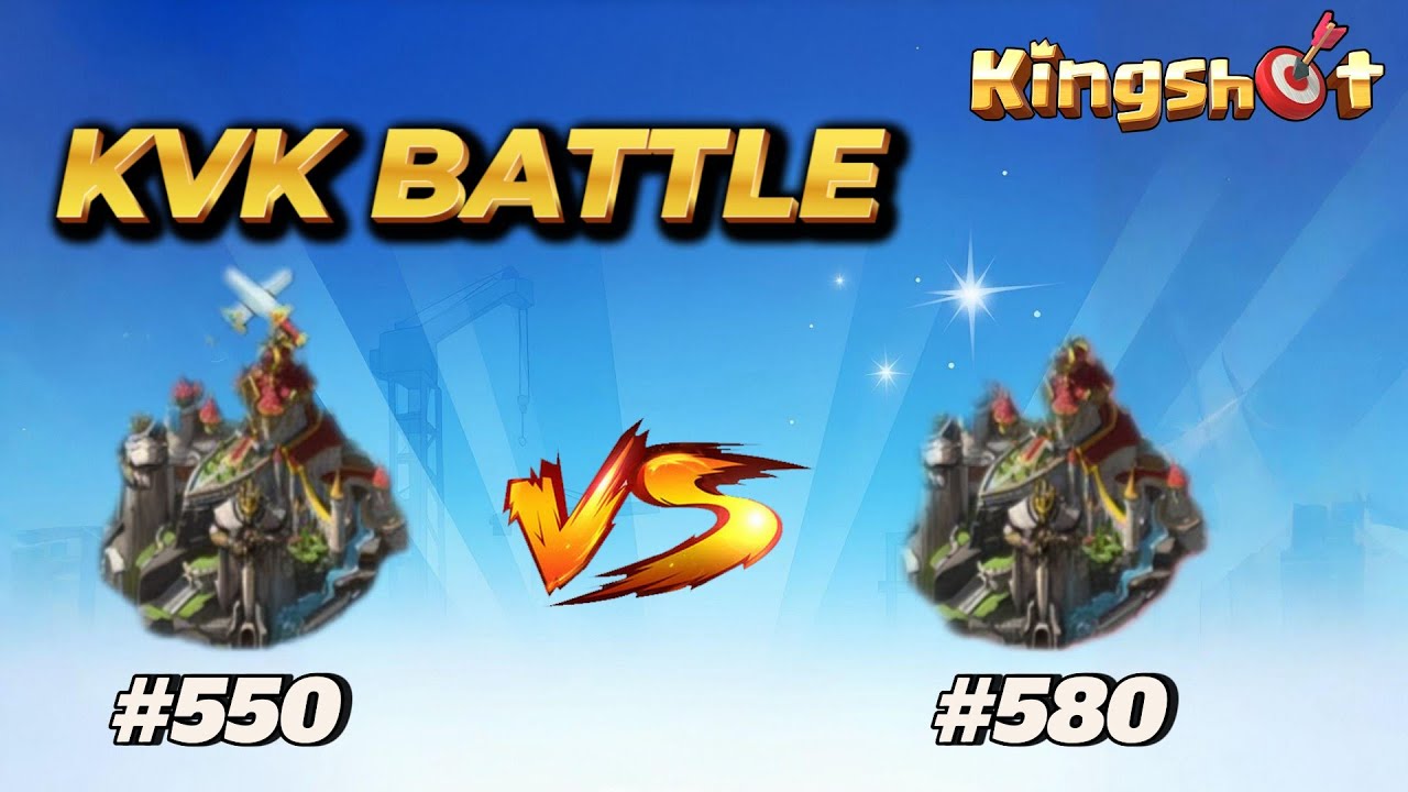 Kingshot KVK SVS War #550 vs #580 – 60/40 Troop Ratio Formation Wins!