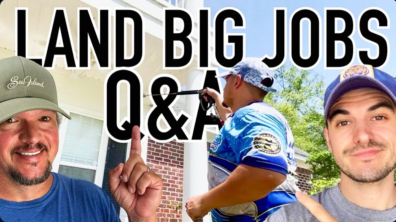 How We Land Big Jobs (Q&A Pressure Washing)