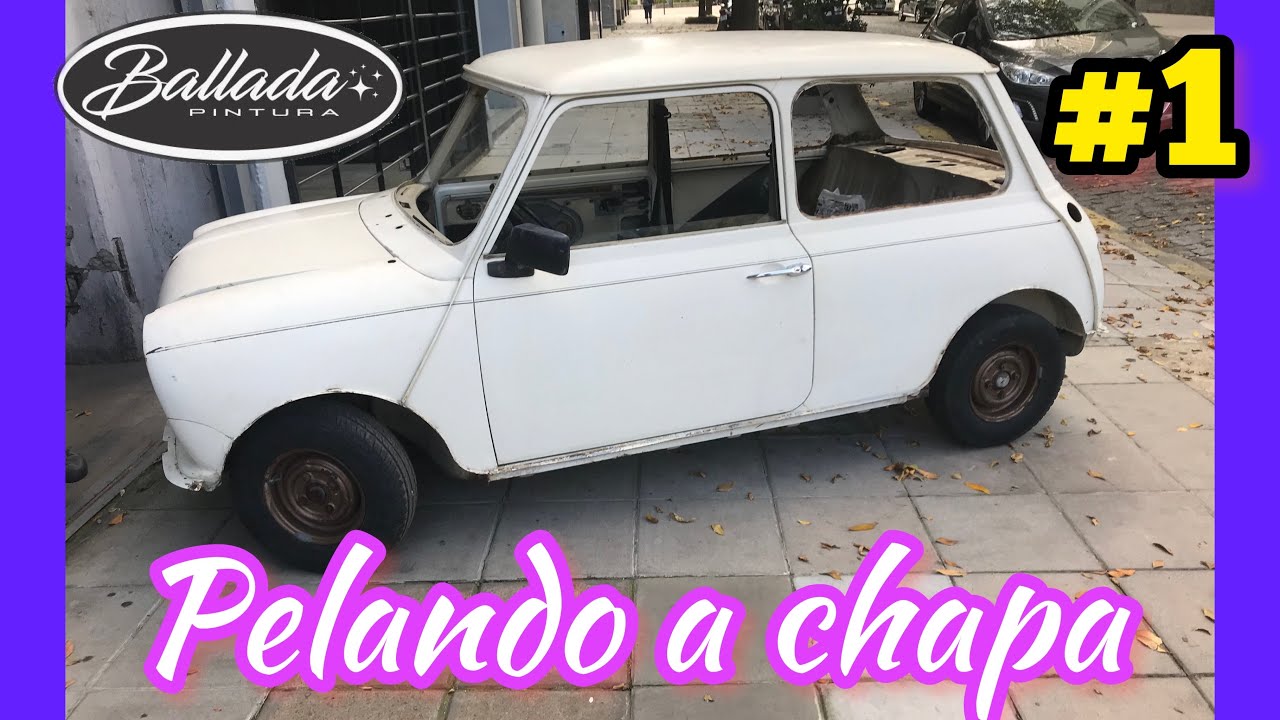 😤COMO PELAR A CHAPA CON REMOVEDOR GEL//RESTAURACIÓN MINI COOPER