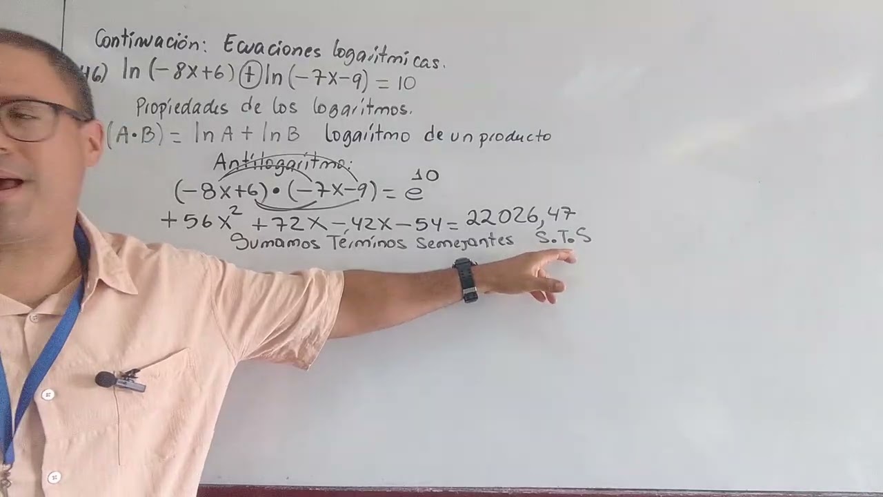 Ecuaciones logarítmicas. 