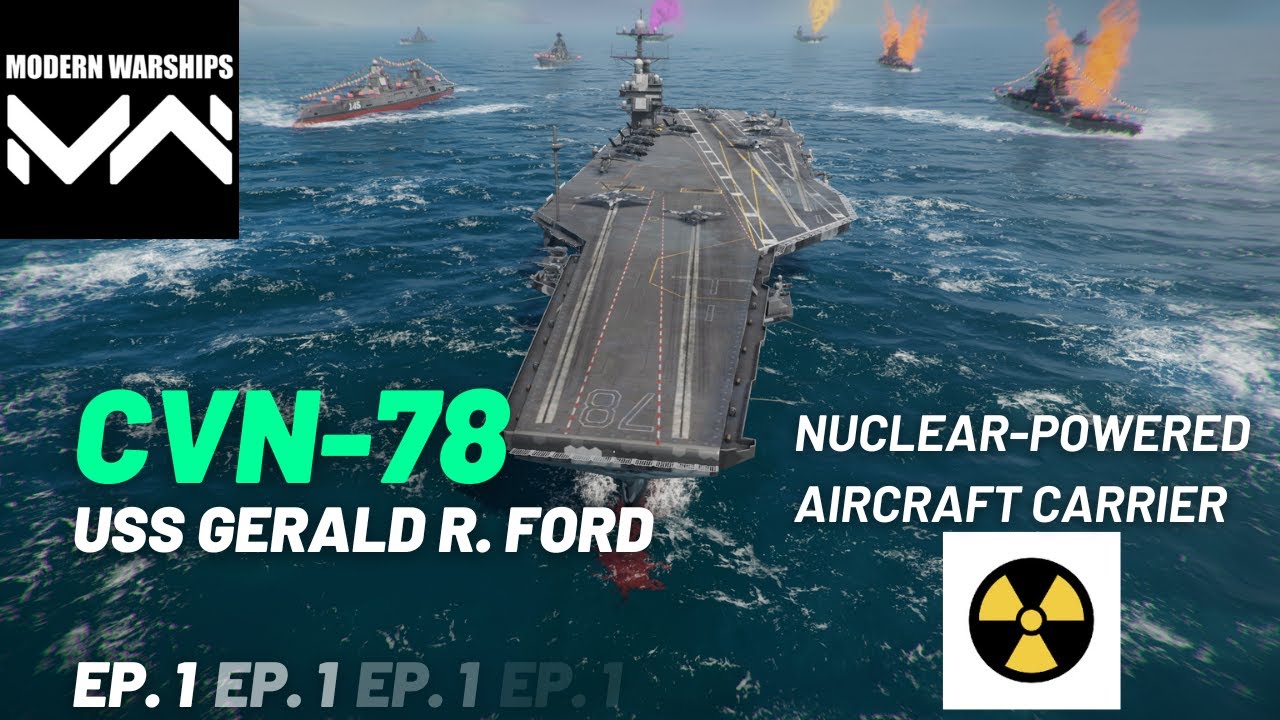 [Modern Warships] - Air Battle Against An Aircraft Carrier USS Gerald R. Ford (CVN-78)