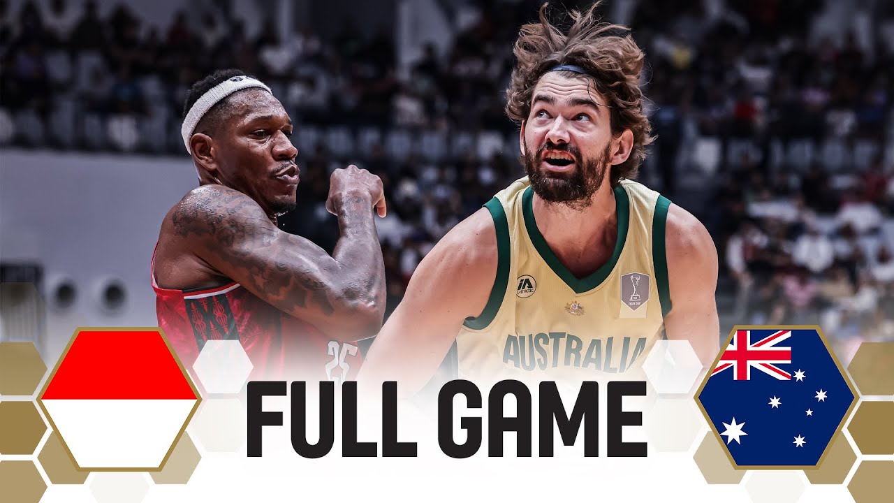 Indonesia v Australia | Full Basketball Game | FIBA Asia Cup 2025 Qualifiers