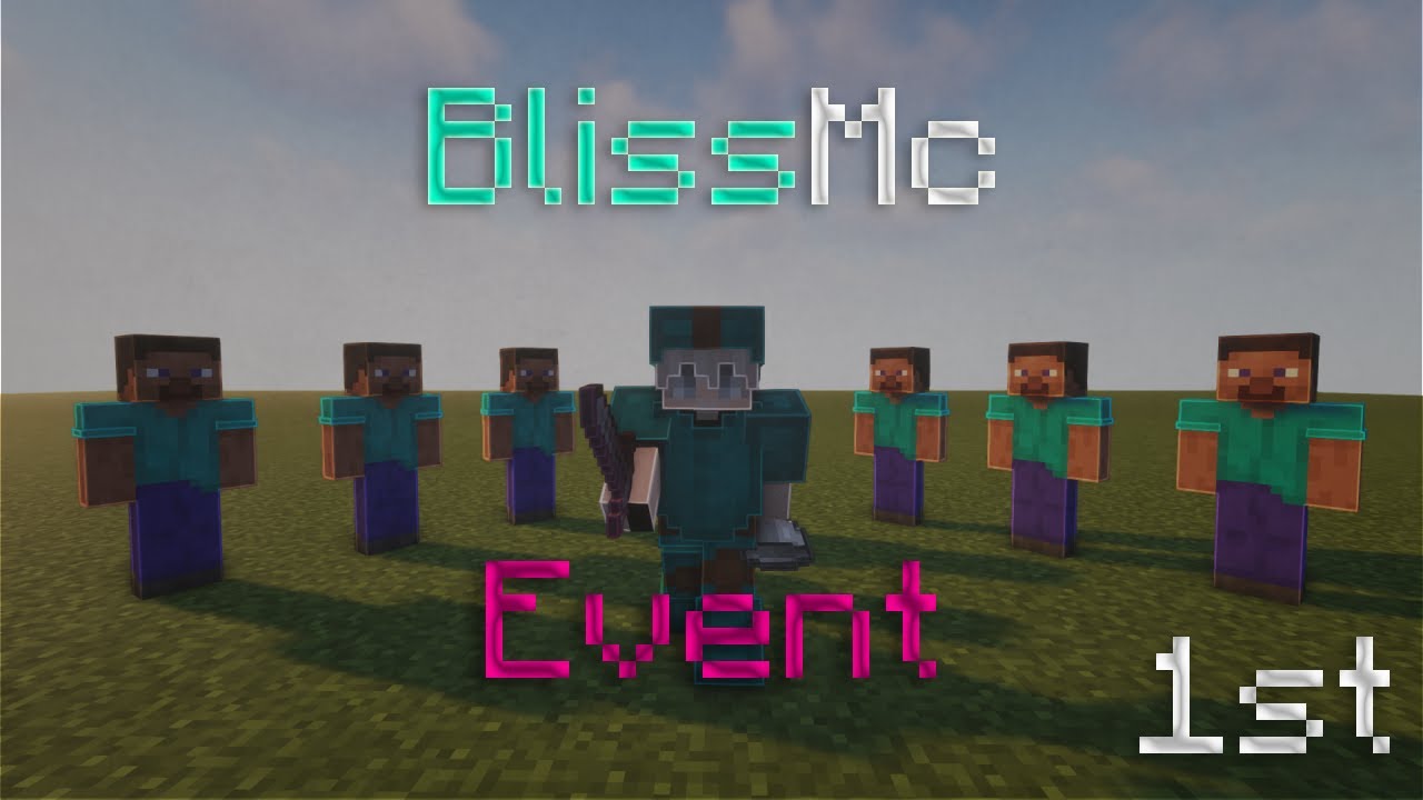 BlissMc TridentPvP Event Pov:1st #minecraft #blissmc #blissmcvotm #event #minecraftevents