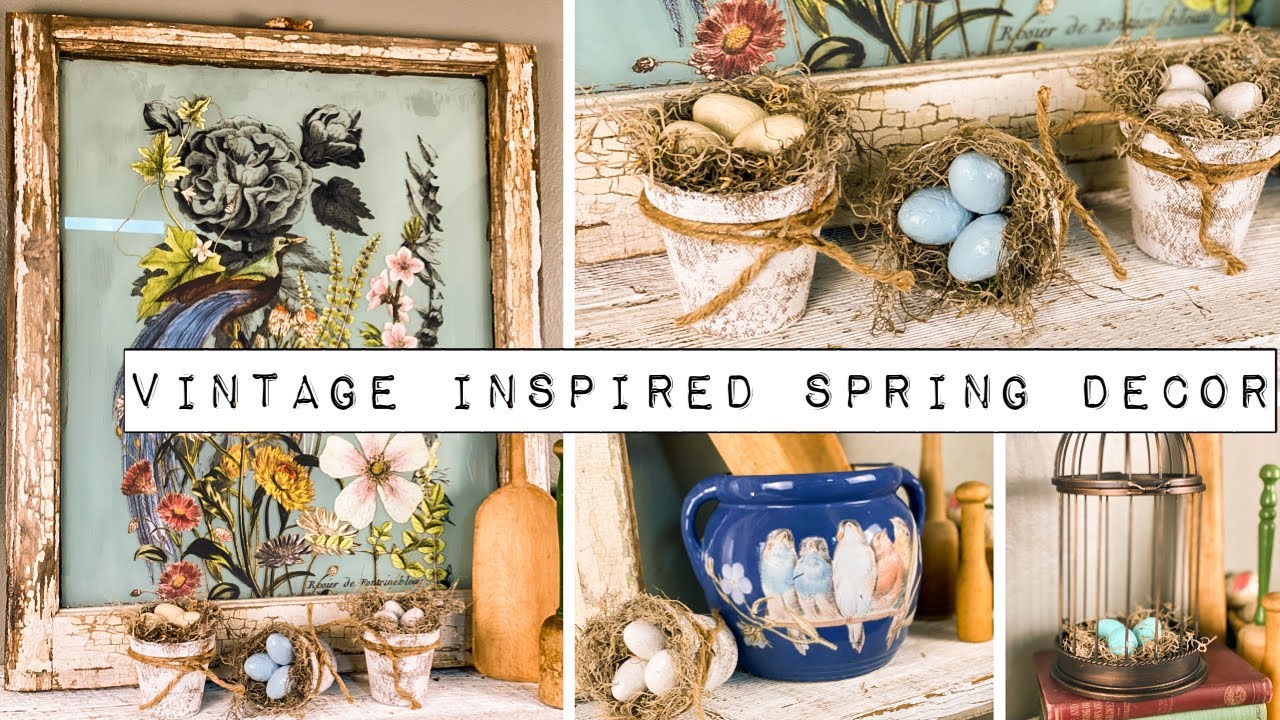 Pt. 3 - Vintage Inspired Spring Decor DIY Upcycled for Resale - Thrift to Treasure - DIY for Resale