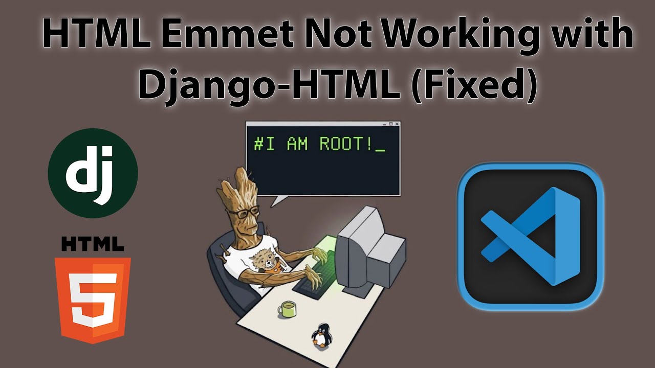 Emmet not working with Django HTML in Visual Studio Code | Fix (Solution)