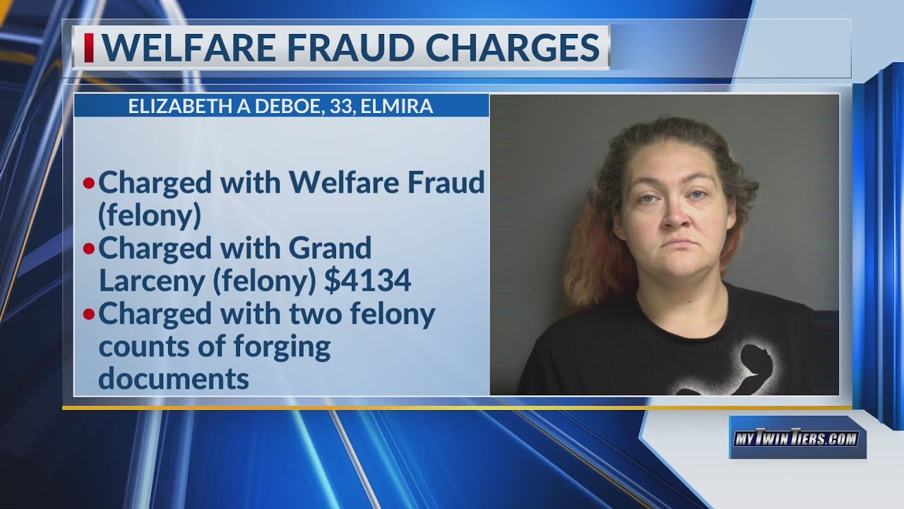 Elmira woman arrested after welfare fraud investigation