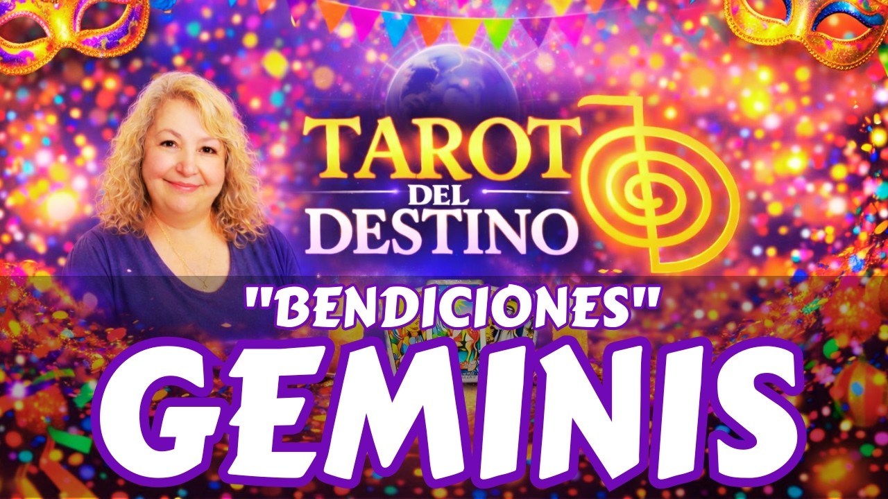 GÉMINIS ♊ LLEGAN BENDICIONES… AMOR Y ÉXITO SE ABREN PARA TI | Tarot del Destino #geminis
