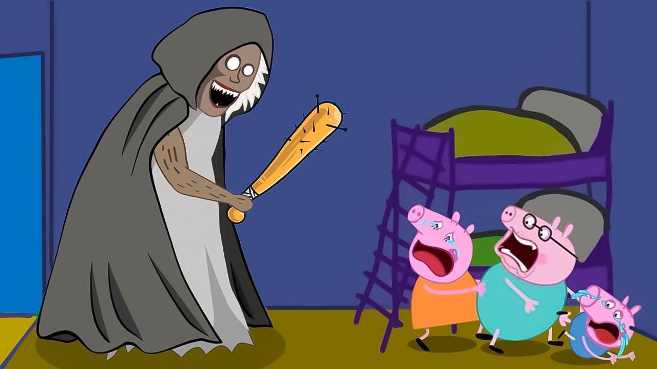 Peppa Pig vs Granny Zombie At House, George Please Save Family!! 🧟‍♀️ | Peppa Pig Funny Animation