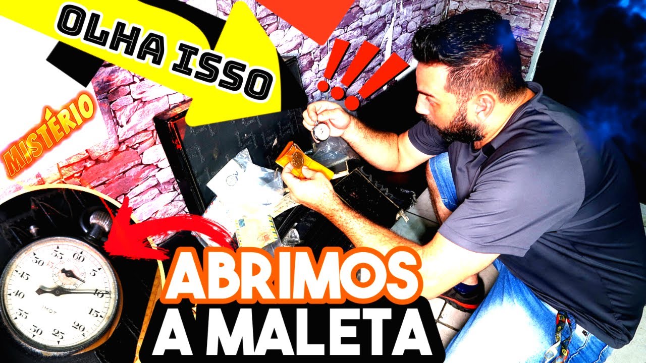 O QUE TEM DENTRO DESSA MALETA MISTERIOSA É INACREDITÁVEL - ENCONTRAMOS NA VILA ASSOMBRADA -