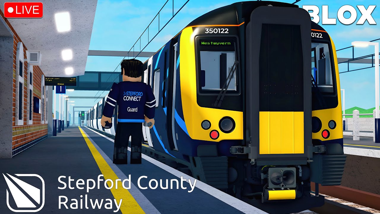 NEW STEPFORD COUNTY RAILWAY UPDATE JUST DROPPED! 🚨 Expert Locopilot in Duty | Roblox Live