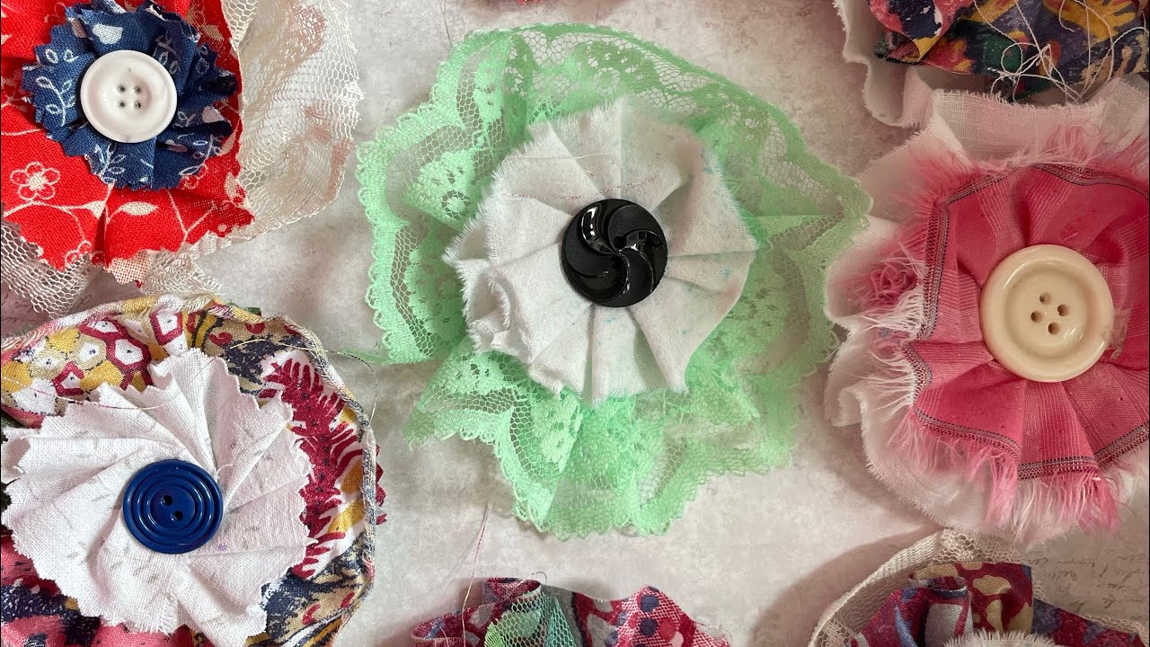 How to make &lsquo;Fabulous Fabric Rosettes &lsquo; 🏵️