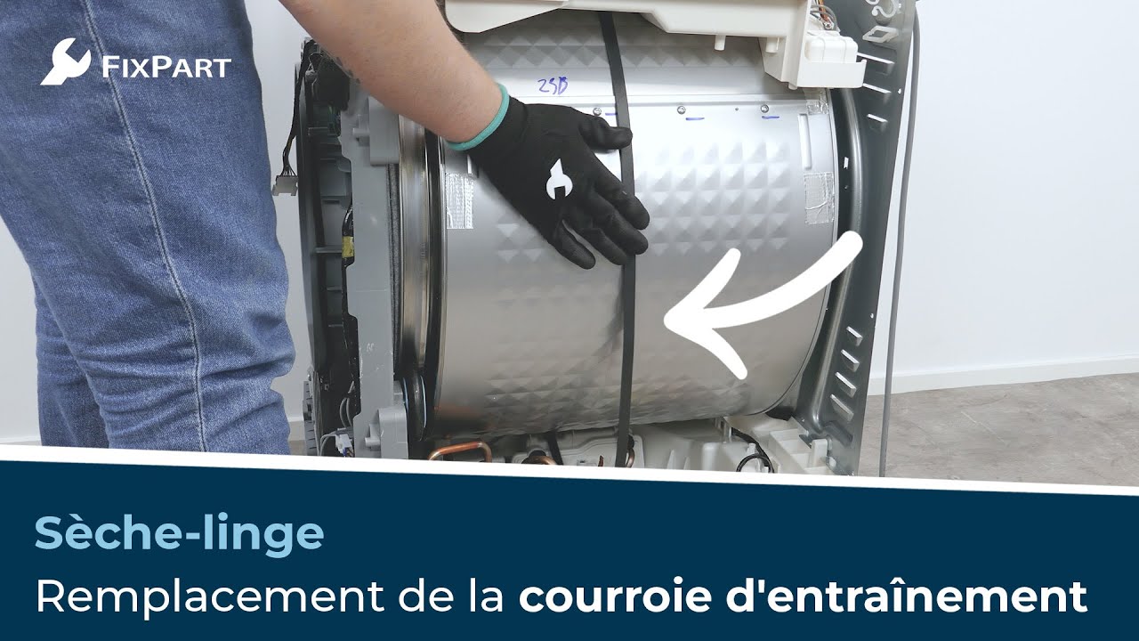 Comment remplacer la courroie de mon sèche-linge ? - FixPart
