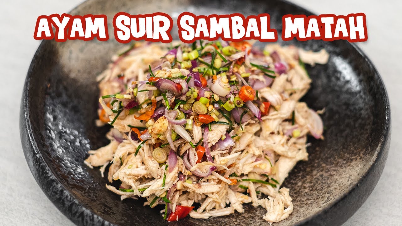 Tinggi Protein Tapi Enak ?! Resep Ayam Suwir Sambel Matah Bli Ade !