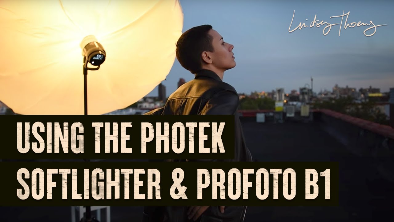 Using the Photek Softlighter + Profoto B1 (Behind-the-scenes)