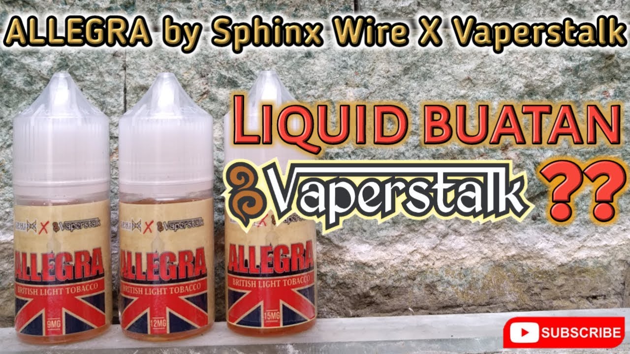 Allegra - British Light Tobacco by Sphinx Wire X Vaperstalk