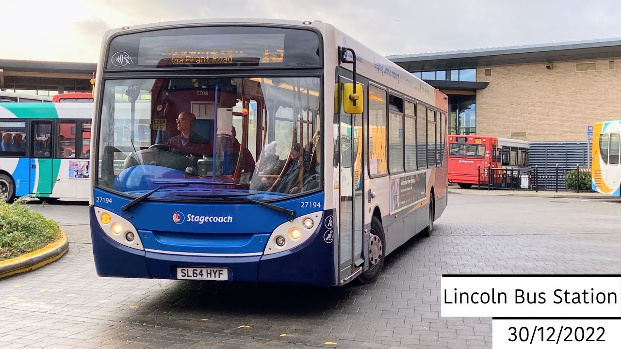 Buses at Lincoln Central (30/12/2022)
