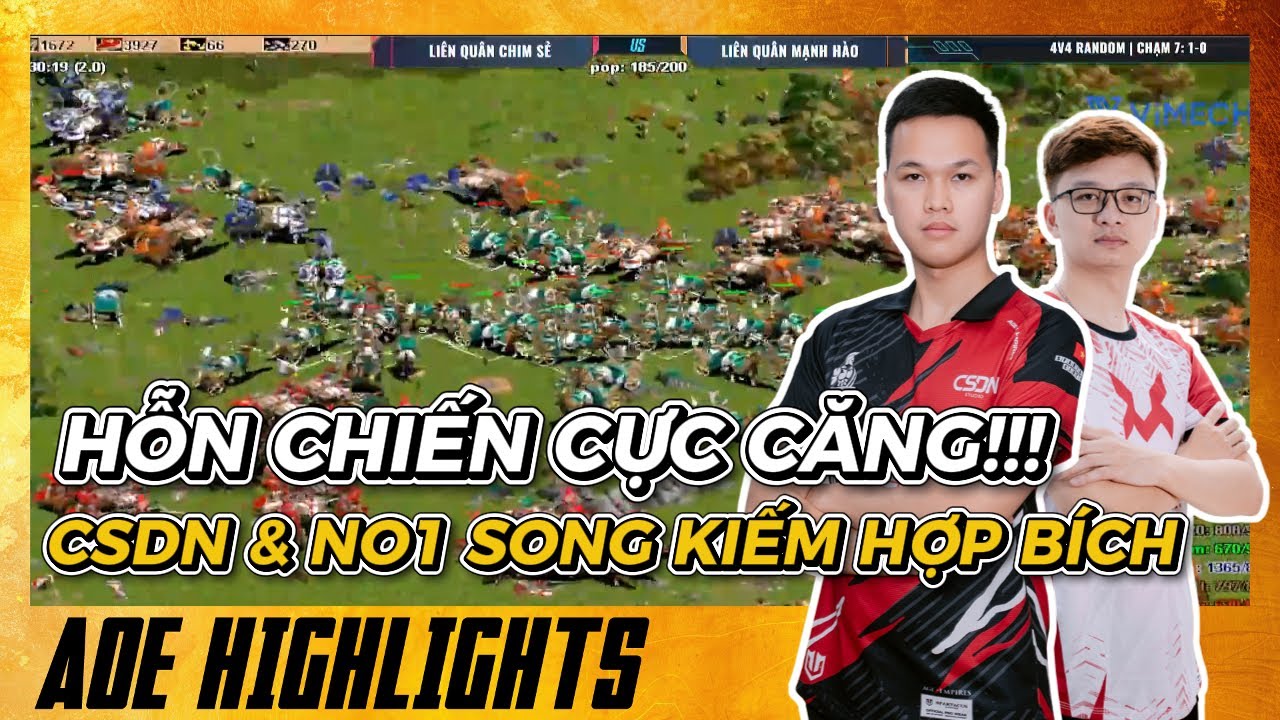 2 TIẾNG TRONG GAME? Chim Sẻ Đi Nắng xử lý SIÊU QUÁI KIỆT!!! | AoE Highlights #aoe