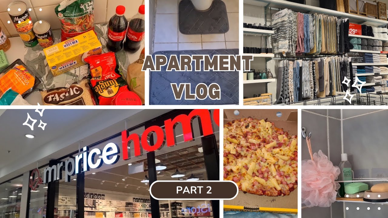Apartment Vlog part 2🏠| Haul + many more | Namibian YouTuber 🇳🇦