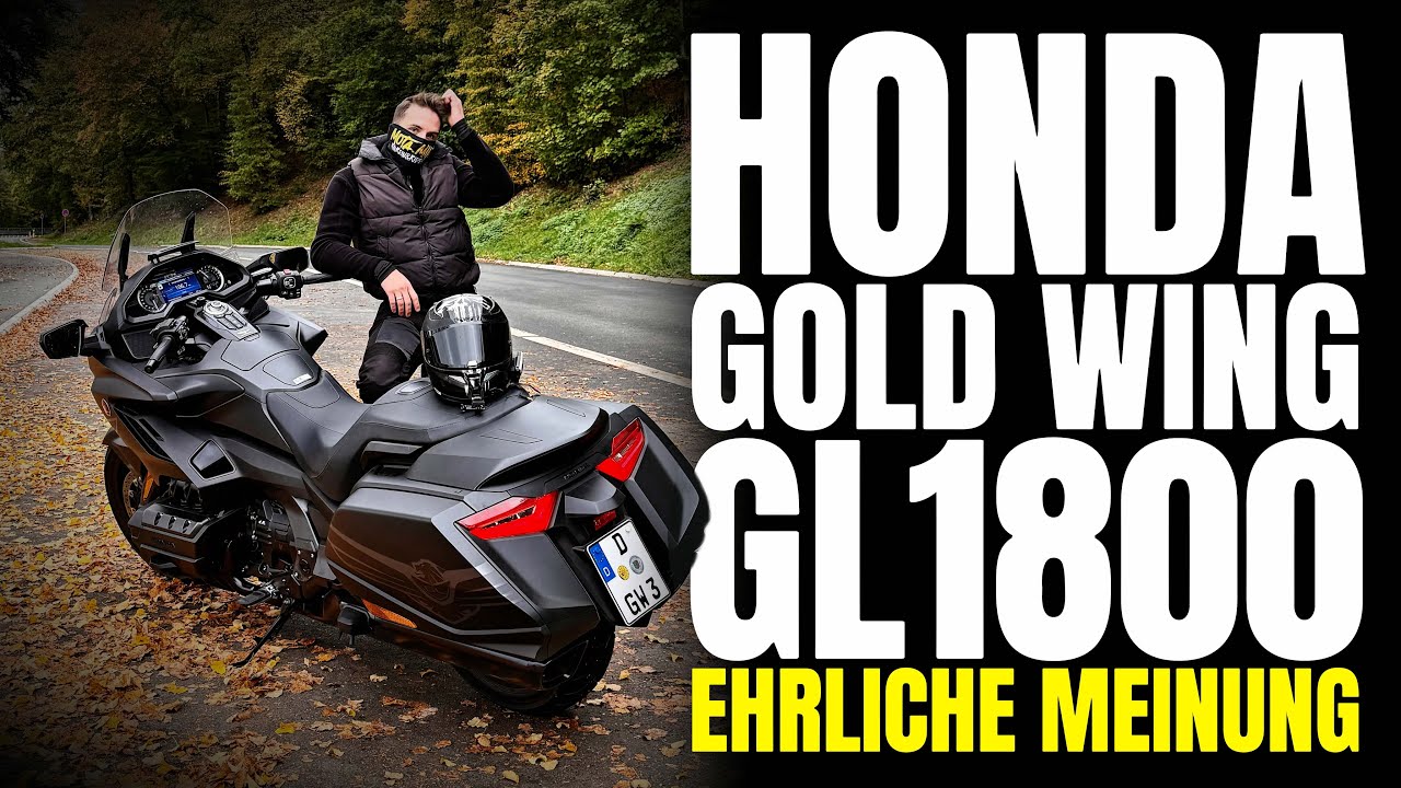 Probefahrt Honda GOLD WING GL1800 - Rentner Schlachtschiff auf ERNST! 😈