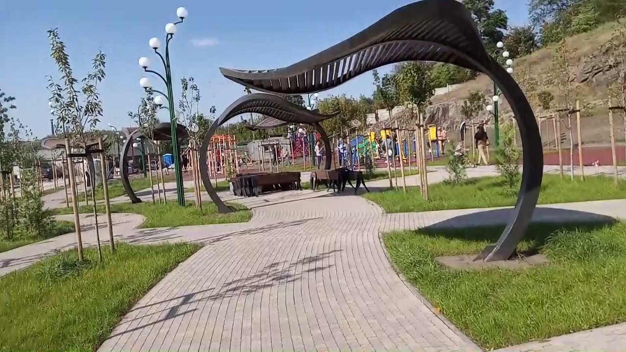 Парк барона Шодуара. Набережна. м.Житомир. Парк імені Юрія Гагаріна в Житомирі. Шодуарівський парк.