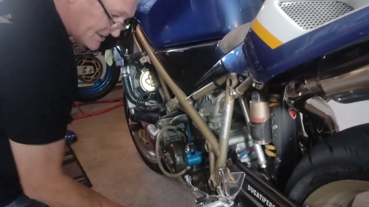 Ducati 748 slave cylinder upgrade.
