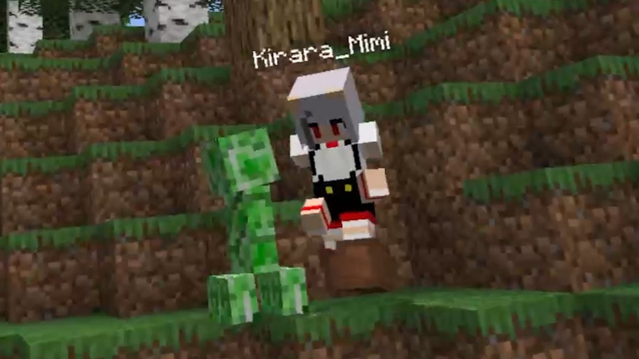 Mimichan dizendo bom dia pro creeper