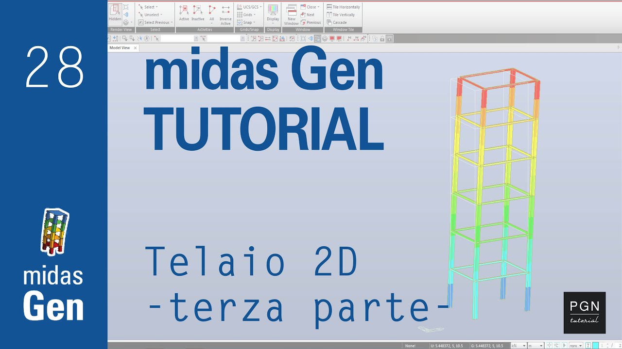Midas Tutorial #28 (ITA) - Telaio 2D (Terza Parte)