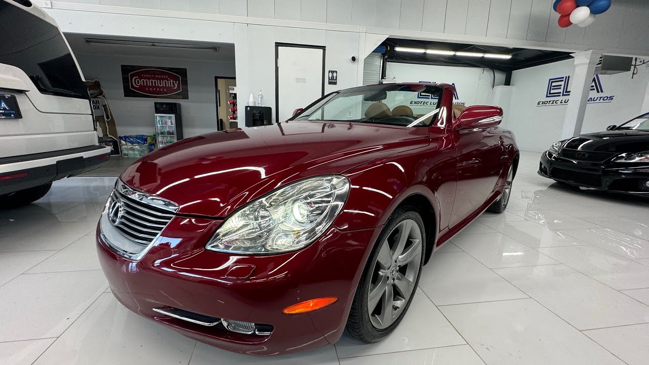 2010 Lexus SC430 RED MICA Walk Around @ExoticLuxuryAutos