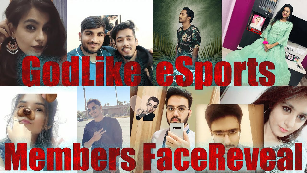 GodLike eSports Members Face Reveal 2020