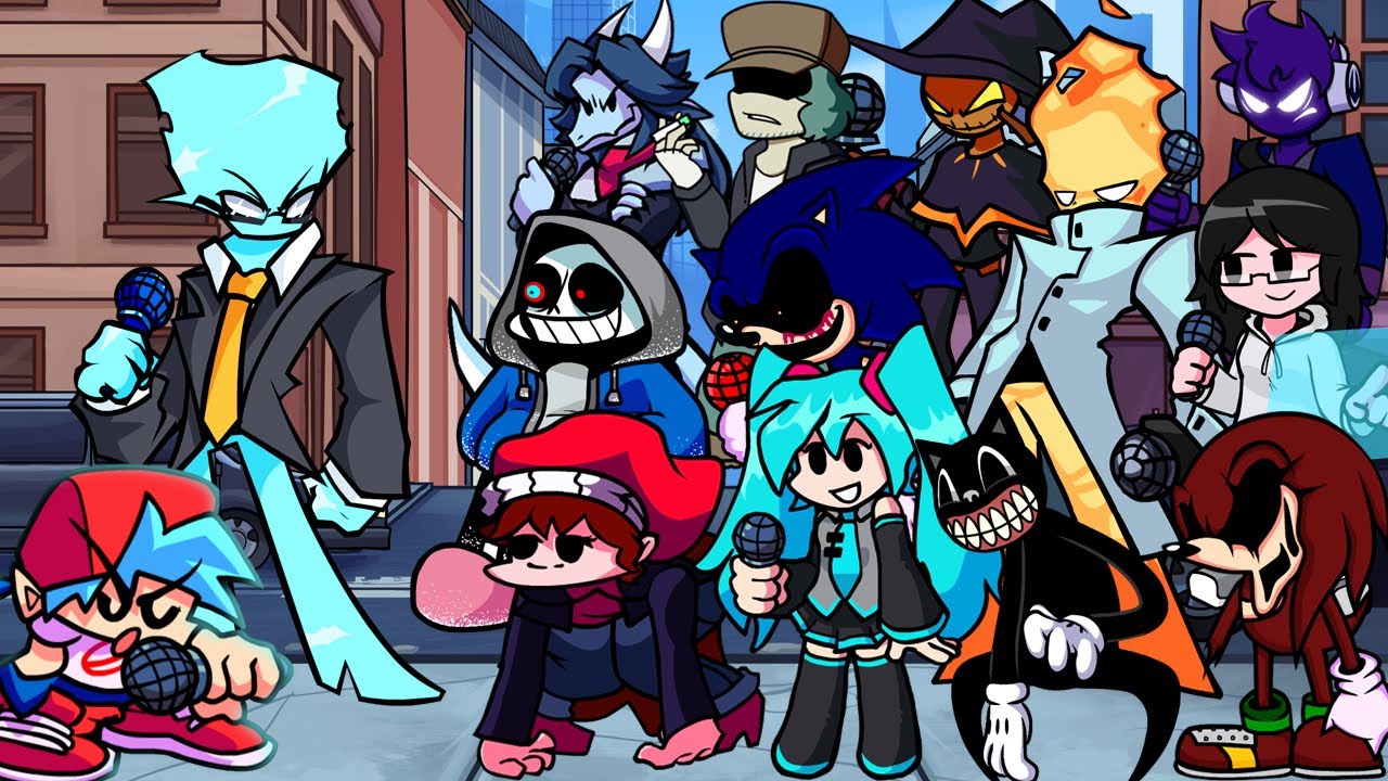 Godrays But Different Characters Sing It 🎤 (FNF Everyone Sings Godrays)
