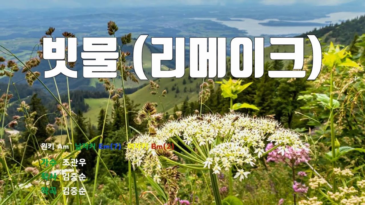 [은성 반주기] 빗물 - 조관우