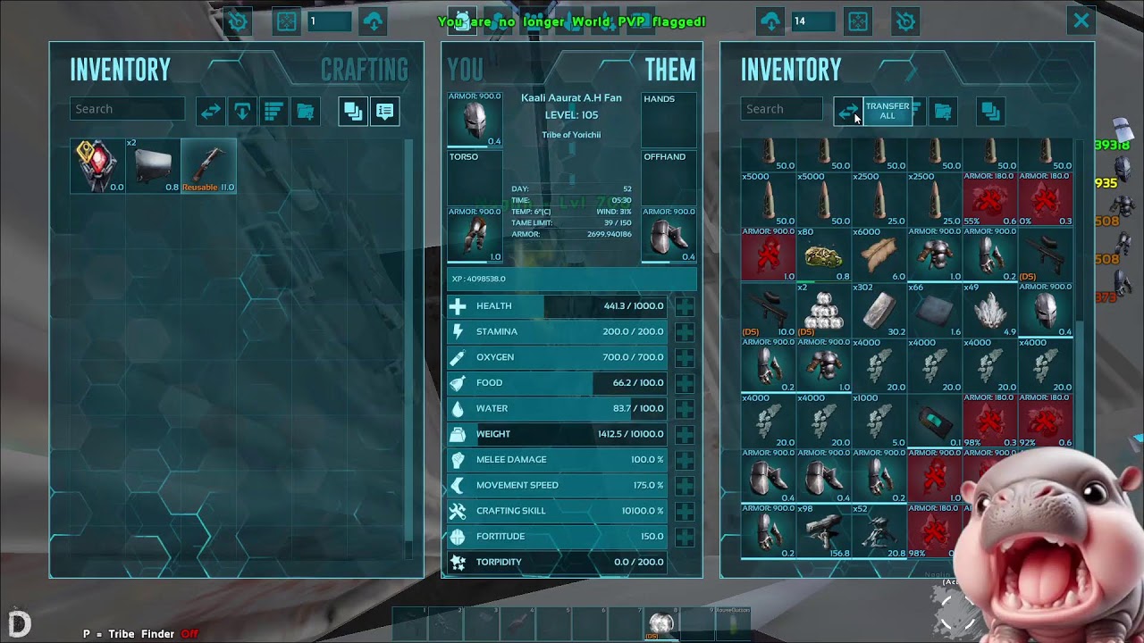 Day 2  | Destruction Fibercraft | Ark
