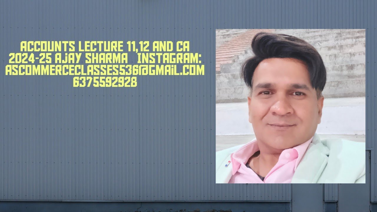 Promo video for accounts lecture