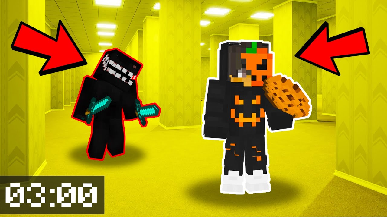 Arkadaşlarım beni BACKROOMS'A Hapsetti,  O Y&uuml;zden bende İnanılmaz intikam aldım - Minecraft