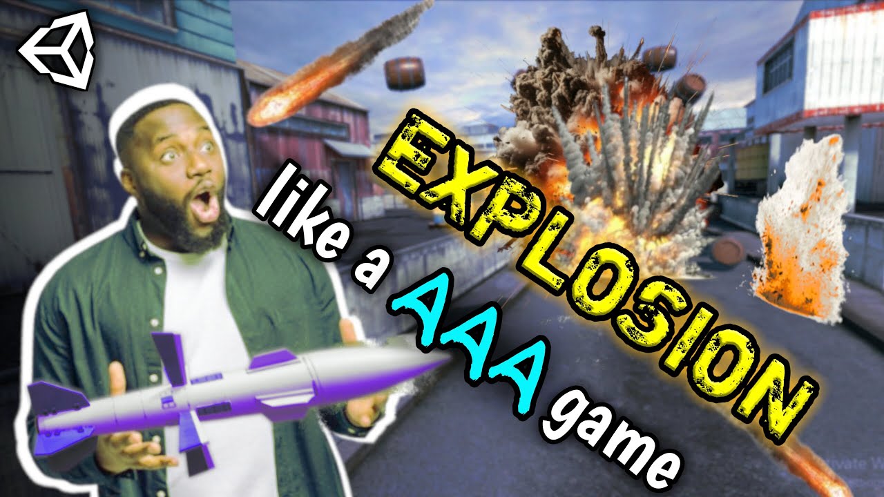 How to Make Explosion Like AAA Game in Unity /Unity Explosion Using Physics/Make Realistic Explosion