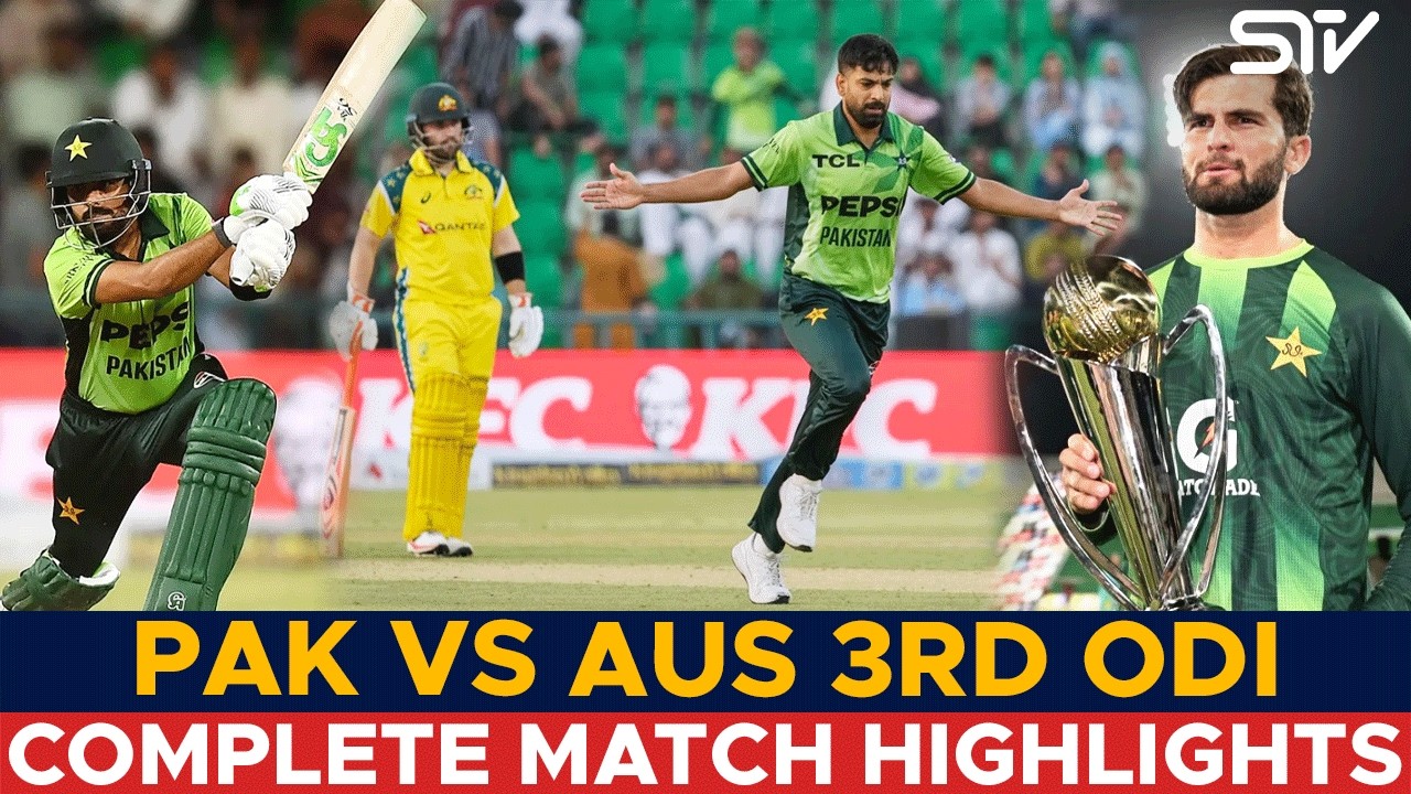 Pakistan vs Australia 3rd ODI | Best Moments & Full Match Highlights 🏏🔥| PCB | M3L1K