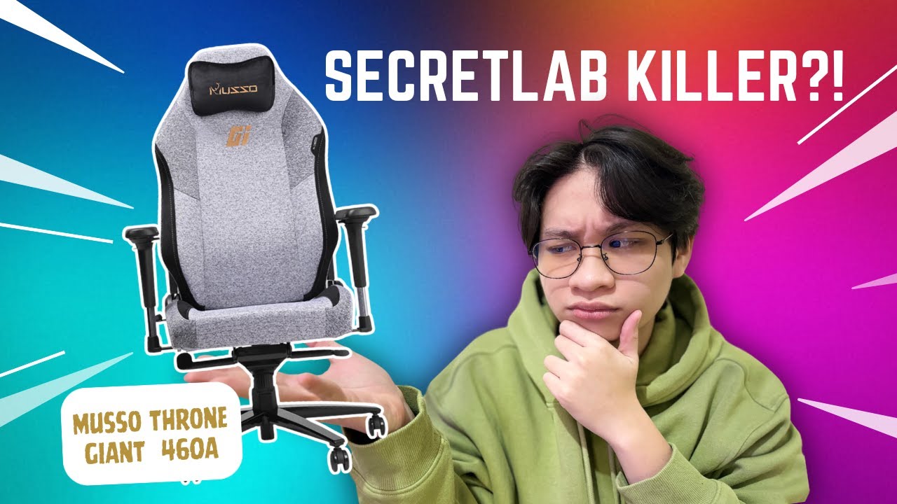 GOOD BYE SECRETLAB?? | MUSSO Throne Giant 460A XL Gaming Chair *REVIEW* | A NEW CHALLENGER!!