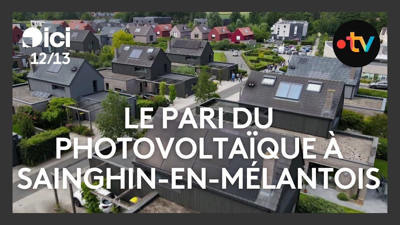 Environnement : le pari du photovoltaïque à Sainghin-en-Mélantois dans le Nord