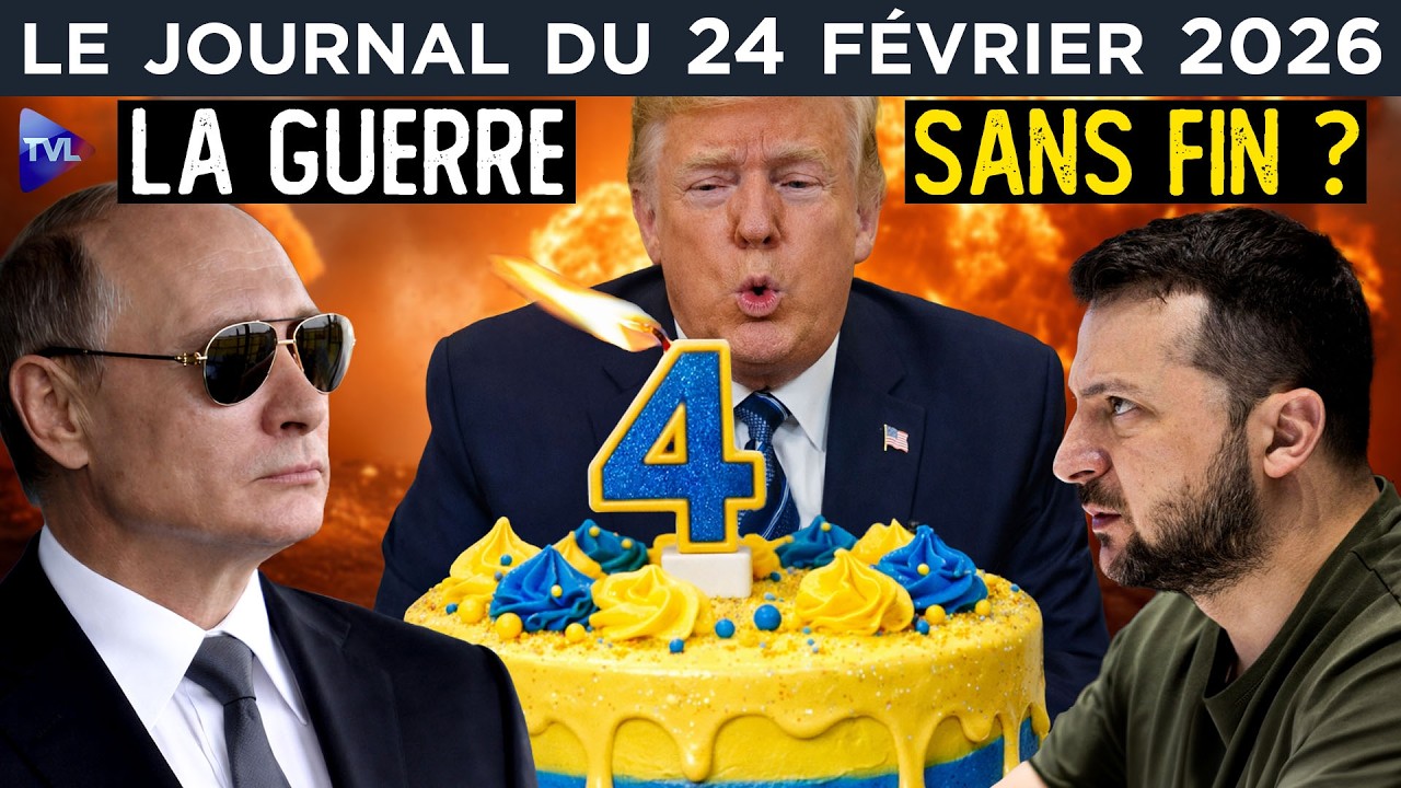 Guerre en Ukraine : 4 ans après, toujours l’impasse européenne - JT du mardi 24 février 2026