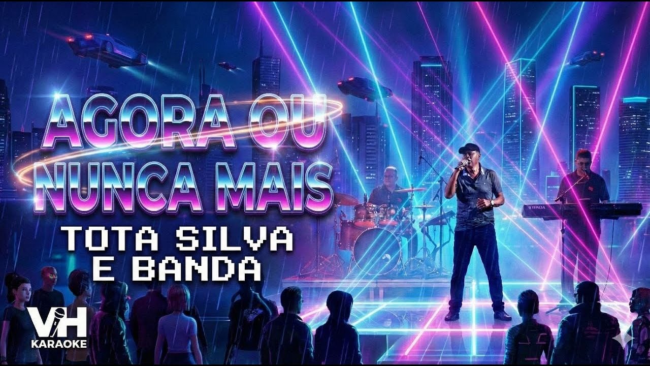 AGORA OU NUNCA MAIS - Tota Silva e Banda | Karaokê com Letra (Playback)