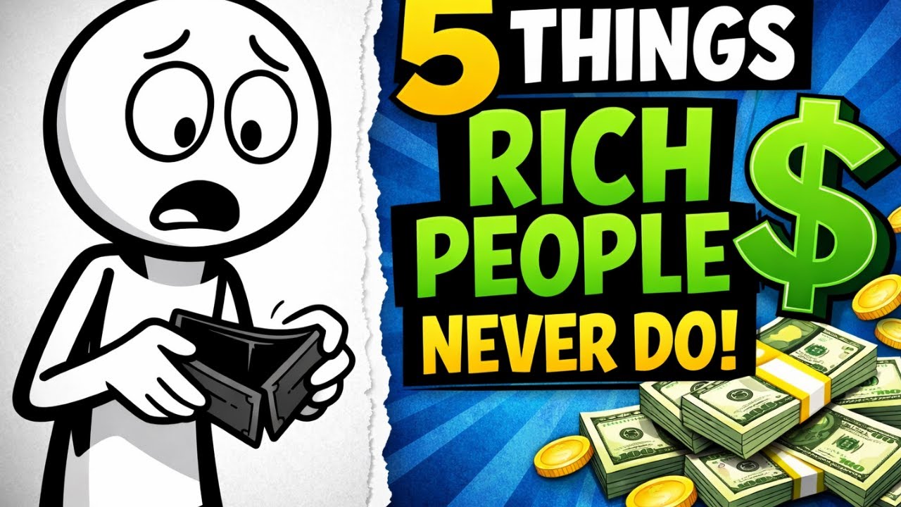“5 Money Habits Rich People Never Waste a Dollar On Stop Losing Money!”