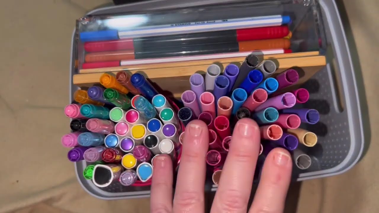 My adult coloring supplies