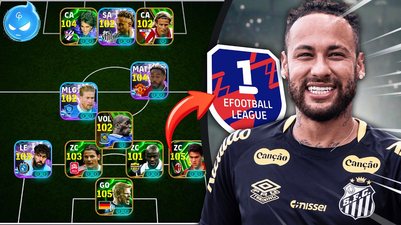 Formação Absurda / 1° Divisão no Time Secundário no eFootball 26 Mobile